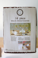 NEW Wine Country Collection 14 Piece Wine & Cheese Ensemble