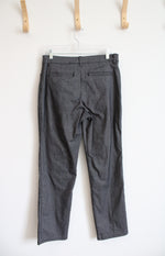 Lee Relaxed Fit Straight Mid Rise Black & White Checkered Pants | 8 Petite