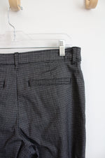 Lee Relaxed Fit Straight Mid Rise Black & White Checkered Pants | 8 Petite