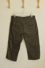 Dahlia Collection Olive Green Cargo Pocket Capris | 8