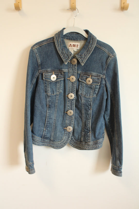 AMX Denim Cotton Vintage Jacket | M