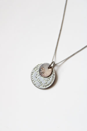 NEW L.A. Rocks Be Kind, True, Brave, Strong Charm Pendant Necklace