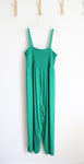 NEW Isabel Maternity Smocked Green Jumpsuit | L