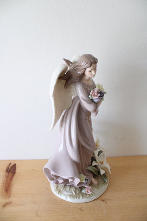 Grandeur Noel Angel Porcelain Figurine