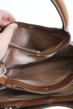Kate Spade Brown Leather Dumpling Satchel Bag