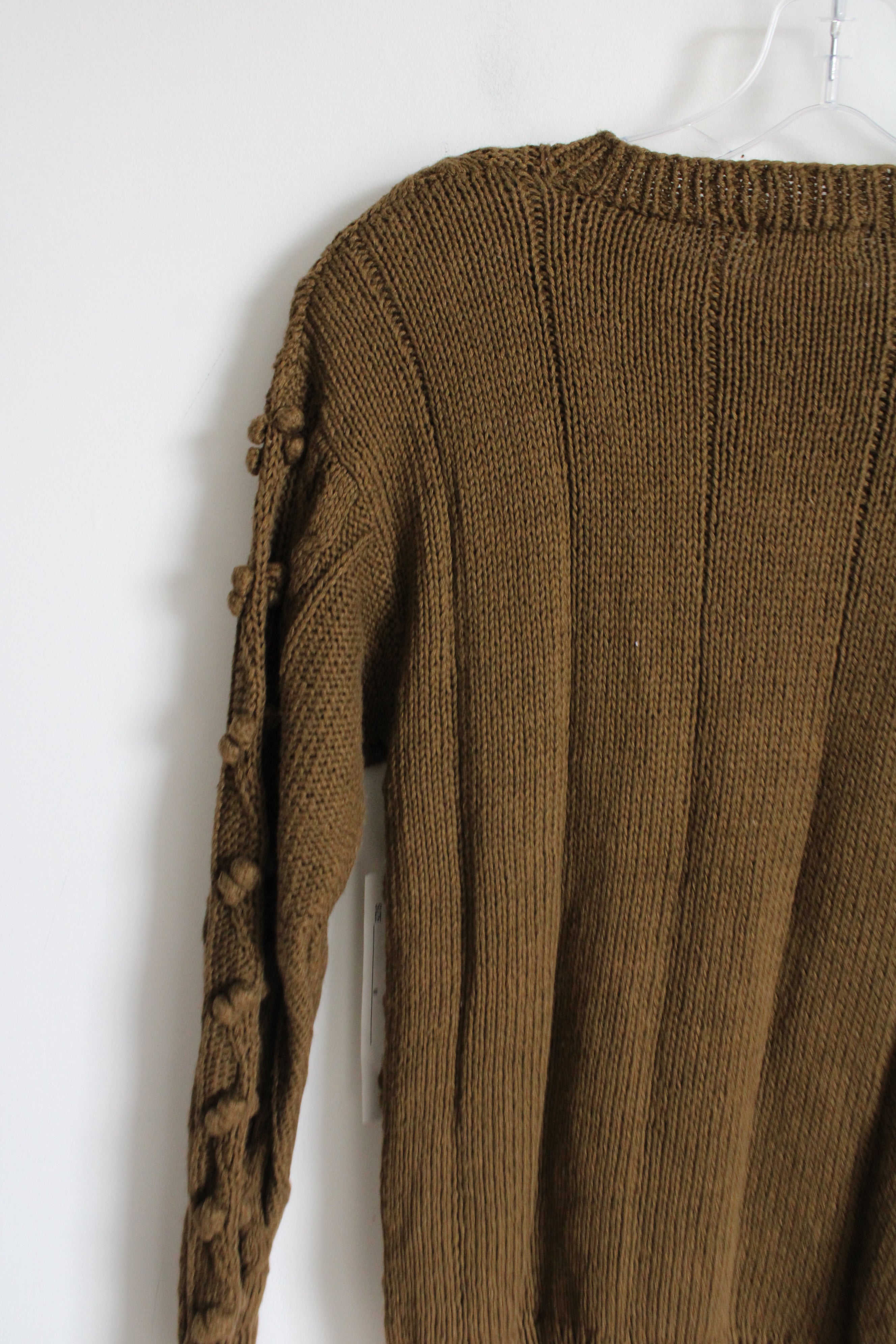 NEW De Rotchild Vintage Winter Green Brown Knit Sweater | M