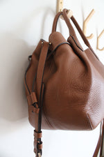 Kate Spade Brown Leather Dumpling Satchel Bag