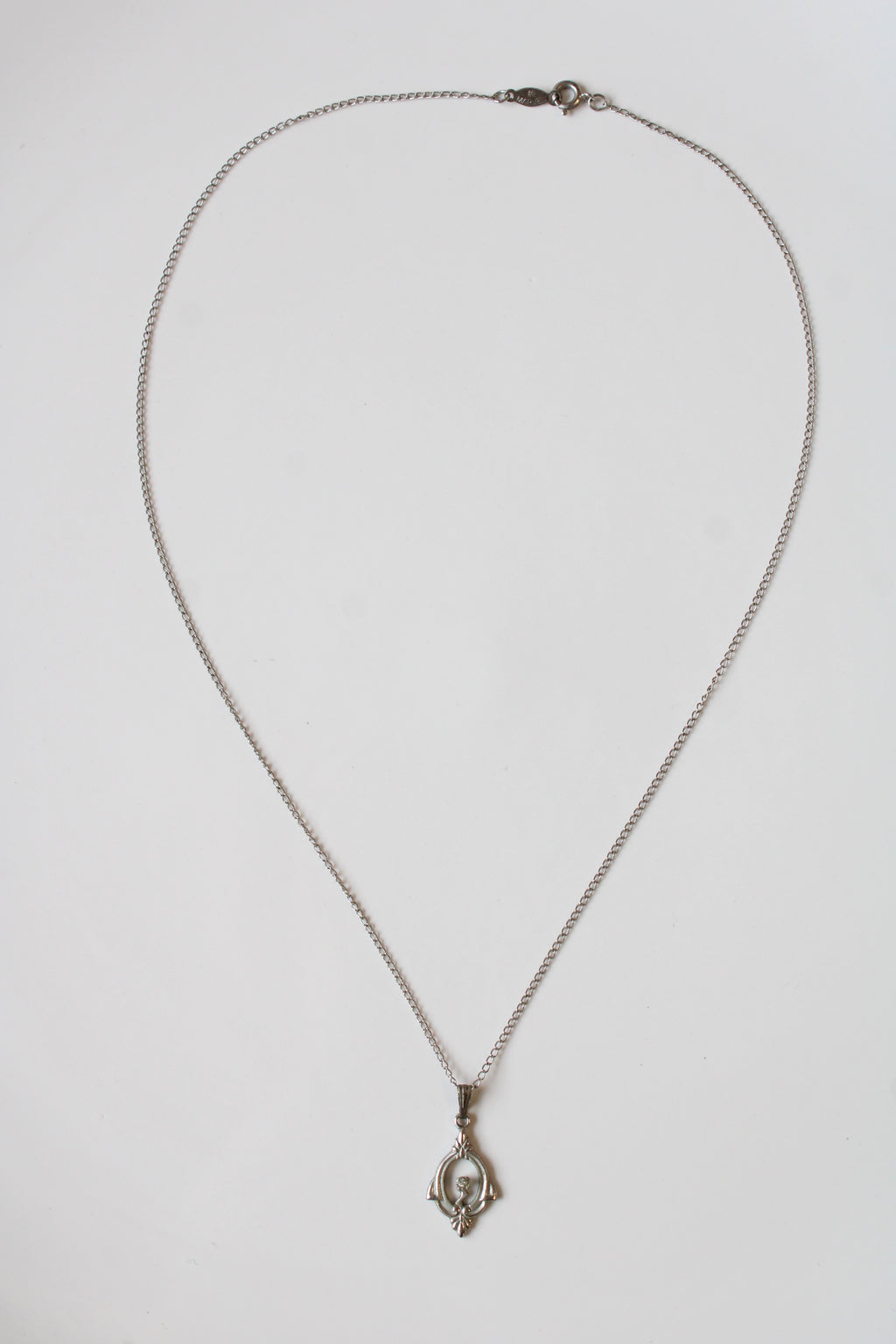 Marvel Sterling Filigree Pendant Necklace