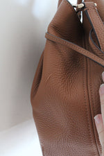 Kate Spade Brown Leather Dumpling Satchel Bag