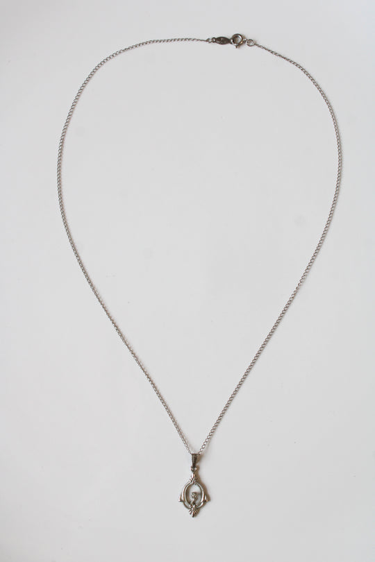 Marvel Sterling Filigree Pendant Necklace