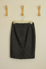 NEW Ann Taylor Gray Wool Blend Pencil Skirt | 0P
