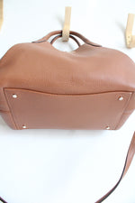 Kate Spade Brown Leather Dumpling Satchel Bag