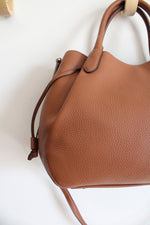 Kate Spade Brown Leather Dumpling Satchel Bag