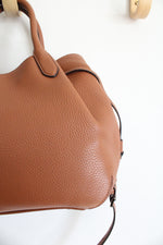 Kate Spade Brown Leather Dumpling Satchel Bag