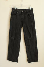Wild Fable Dark Gray Distressed Denim Pants | 0S