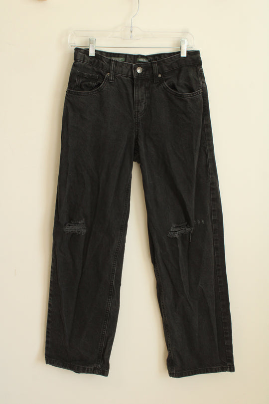 Wild Fable Dark Gray Distressed Denim Pants | 0S