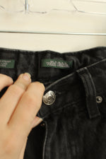 Wild Fable Dark Gray Distressed Denim Pants | 0S