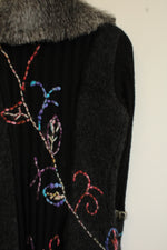 Griffolie Wool Blend Knit Long Cardigan | 3