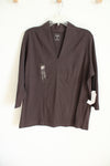 NEW Hasting & Smith Brown Long Sleeved Shirt | 1X