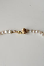 Freshwater Pearl 14K Yellow Gold Clasp Necklace