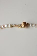 Freshwater Pearl 14K Yellow Gold Clasp Necklace