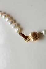 Freshwater Pearl 14K Yellow Gold Clasp Necklace