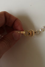 Freshwater Pearl 14K Yellow Gold Clasp Necklace
