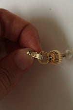 Freshwater Pearl 14K Yellow Gold Clasp Necklace