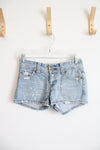 Bongo Bleach Splattered Jean Shorts | 0