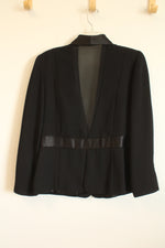 Black Beaded Vintage Blazer Jacket | M