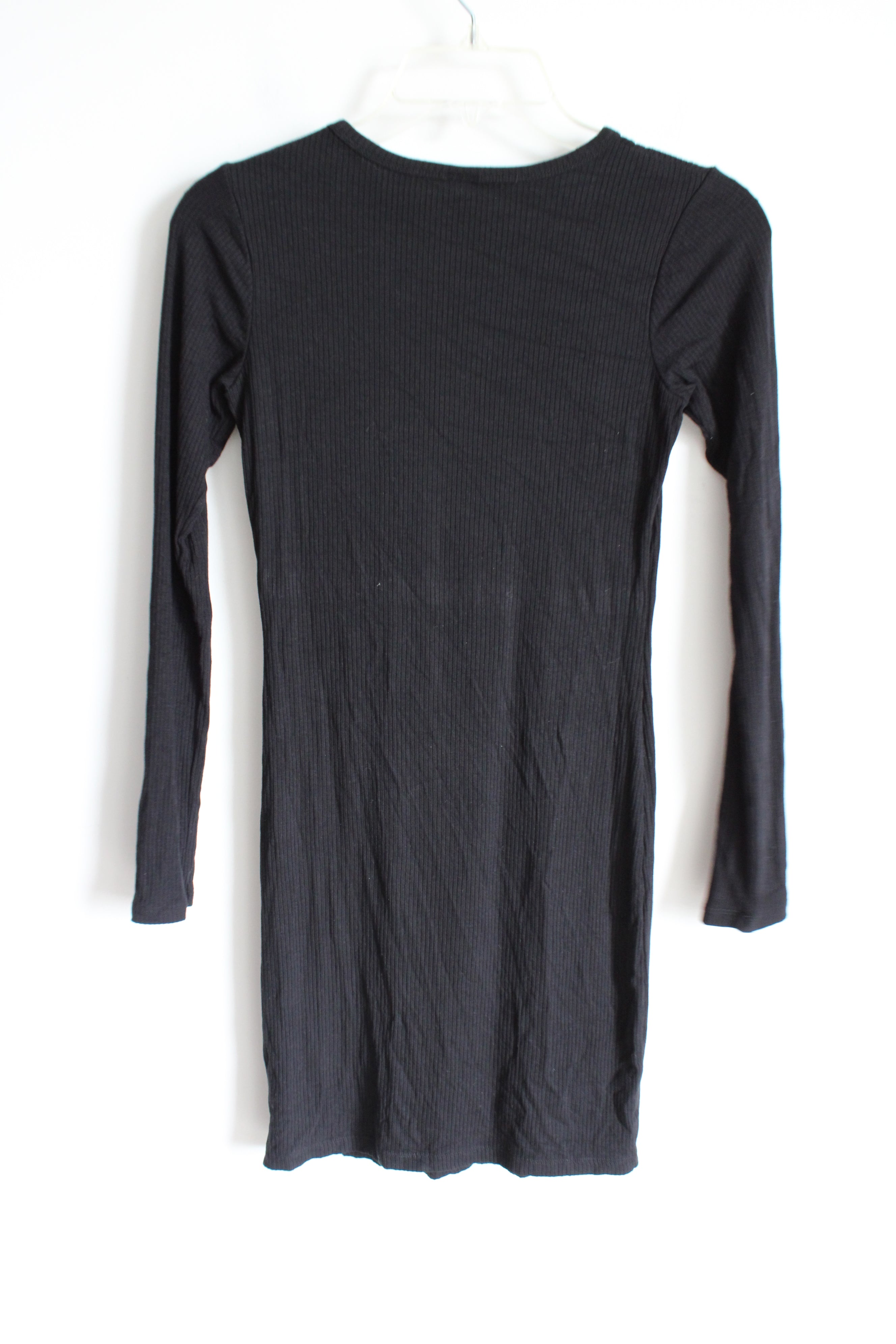 Art Class Black Ribbed Long Sleeved Dress | Youth XL (14/16) Art Class Black Ribbed Long Sleeved Dress | Youth XL (14/16)