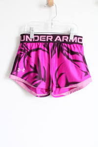 Under Armour Pink Patterned Short | Youth S (8)