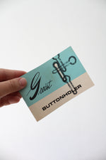 Vintage Greist The Buttonholer Model #1
