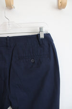 Attention Navy Striped Capri Pants | 6