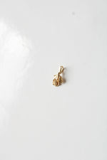 10K Yellow Gold Rose Necklace Pendant