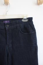 NYDJ Dark Wash Cuffed Capri Jeans | 4