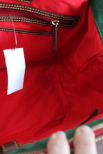 NEW Dooney & Bourke Chestnut Mitchell Satchel Bag