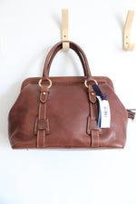 NEW Dooney & Bourke Chestnut Mitchell Satchel Bag
