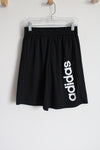 Adidas Black Logo Shorts | Youth M (10/12)
