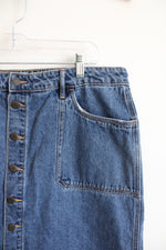 Old Navy Button Down Denim Skirt | 16