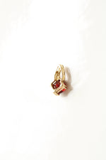 10K Yellow Gold Ruby Necklace Pendant