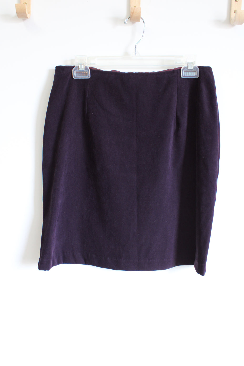 Dawn Joy Vintage Eggplant Purple Mini Sueded Skirt | 11/12