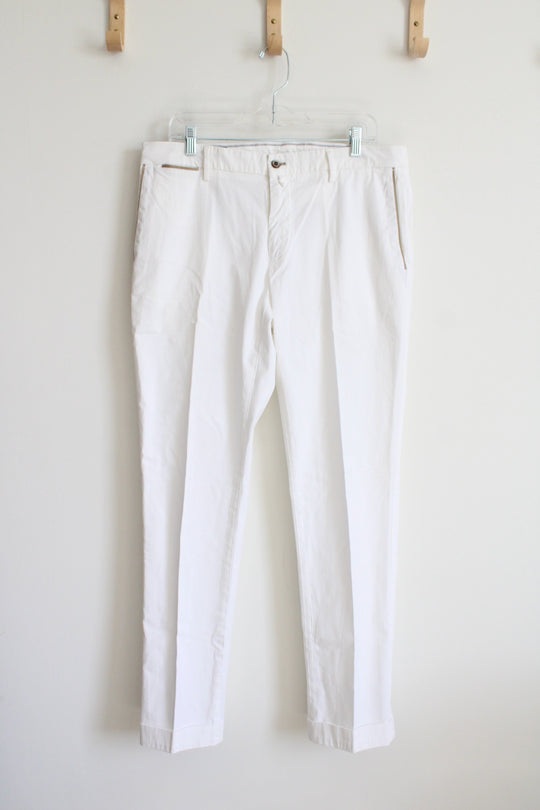 NEW Mason's Em Gabriel White Chino Pants | 52