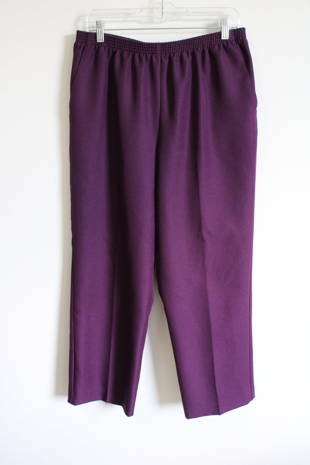 Alfred Dunner Purple Pant | 14
