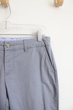 Croft & Barrow Effortless Stretch Gray Capri Pants | 6