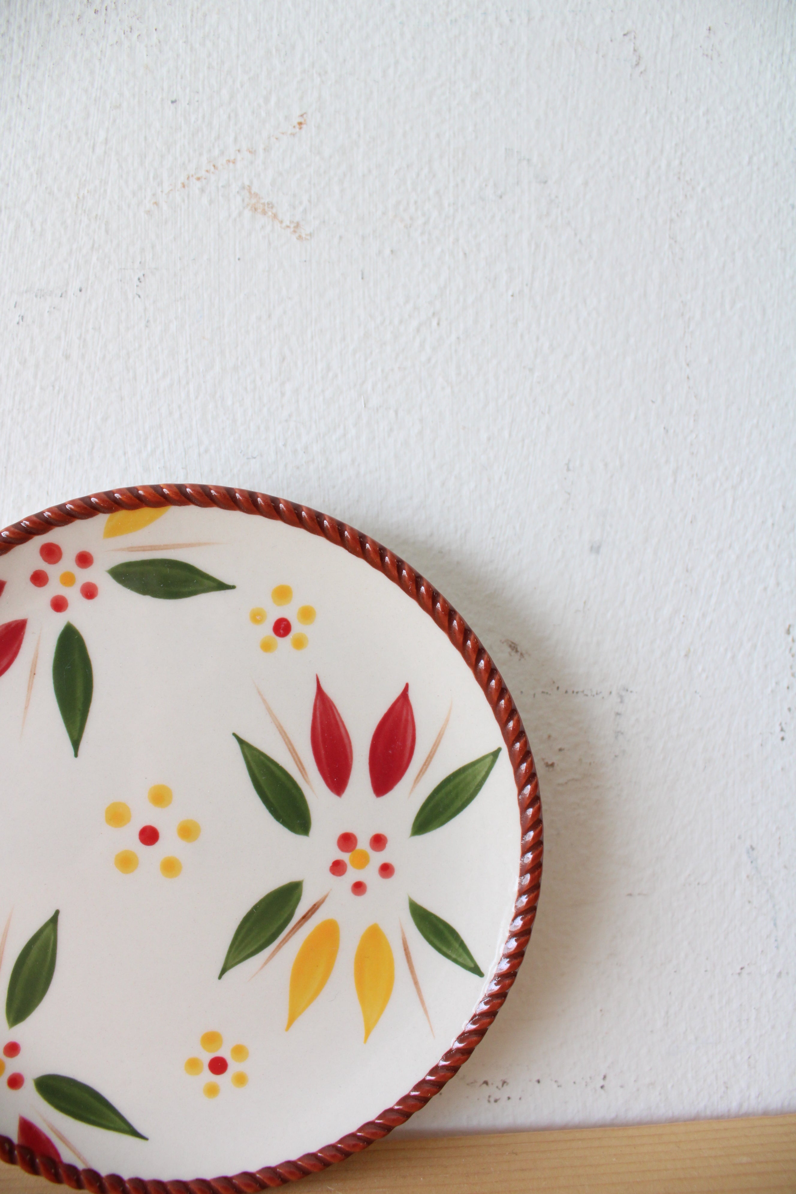 Temptations By Tara Old World Fallfetti 6" Bread Plate