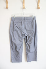 Croft & Barrow Effortless Stretch Gray Capri Pants | 6