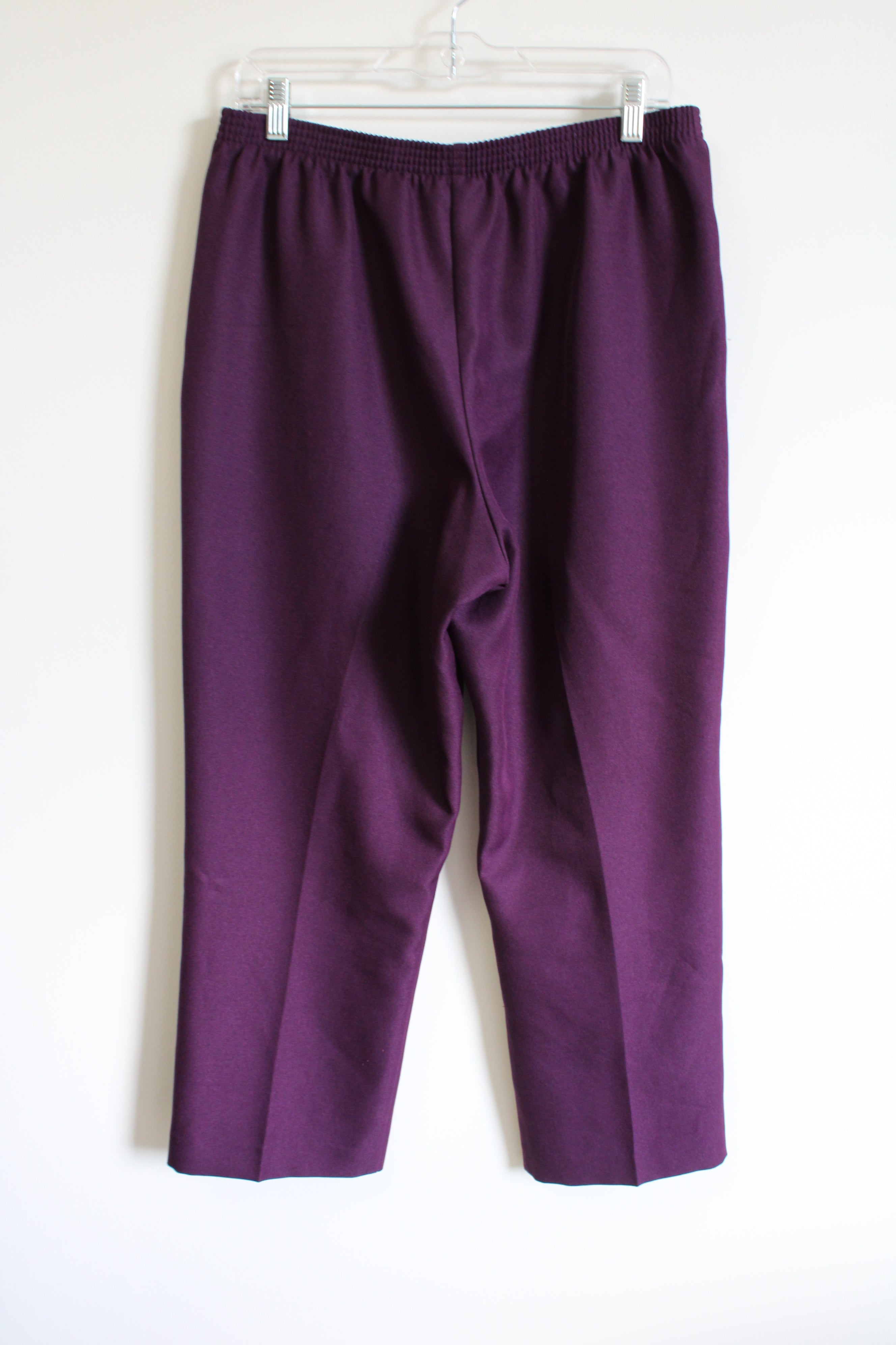 Alfred Dunner Purple Pant | 14