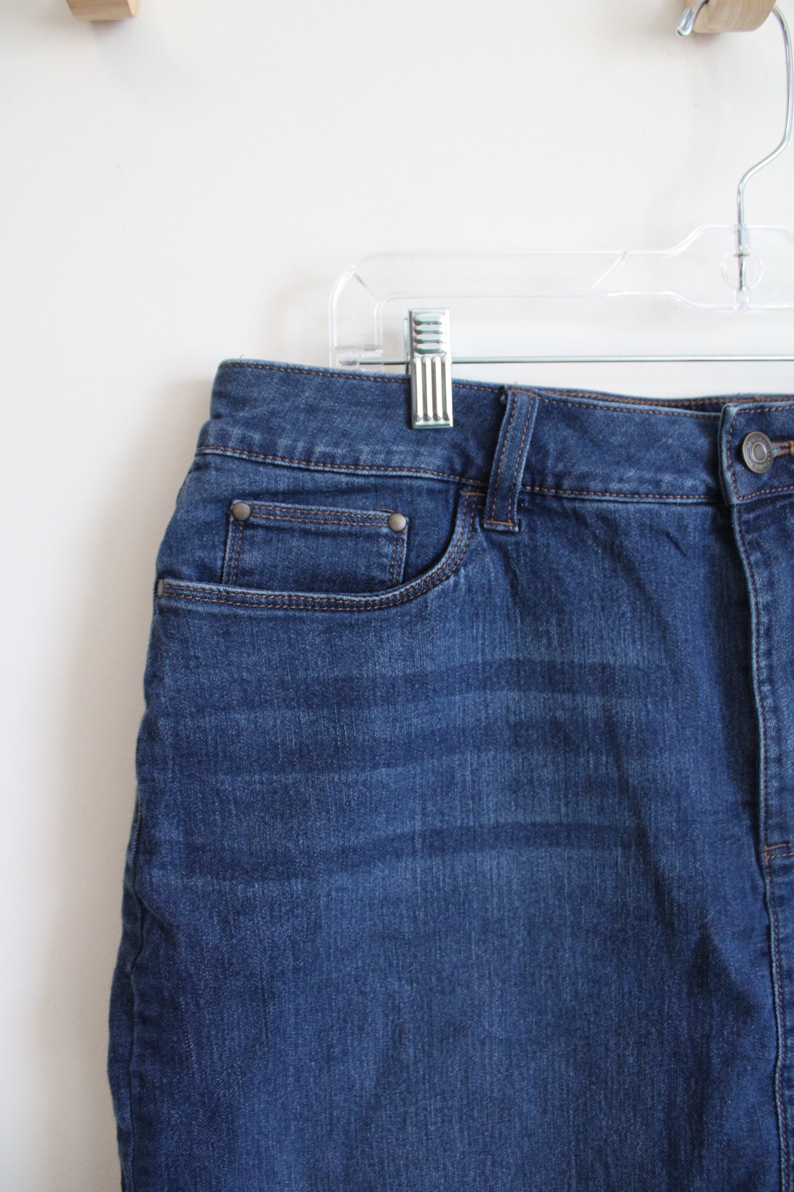 Croft & Barrow Stretch Denim Skort | 16