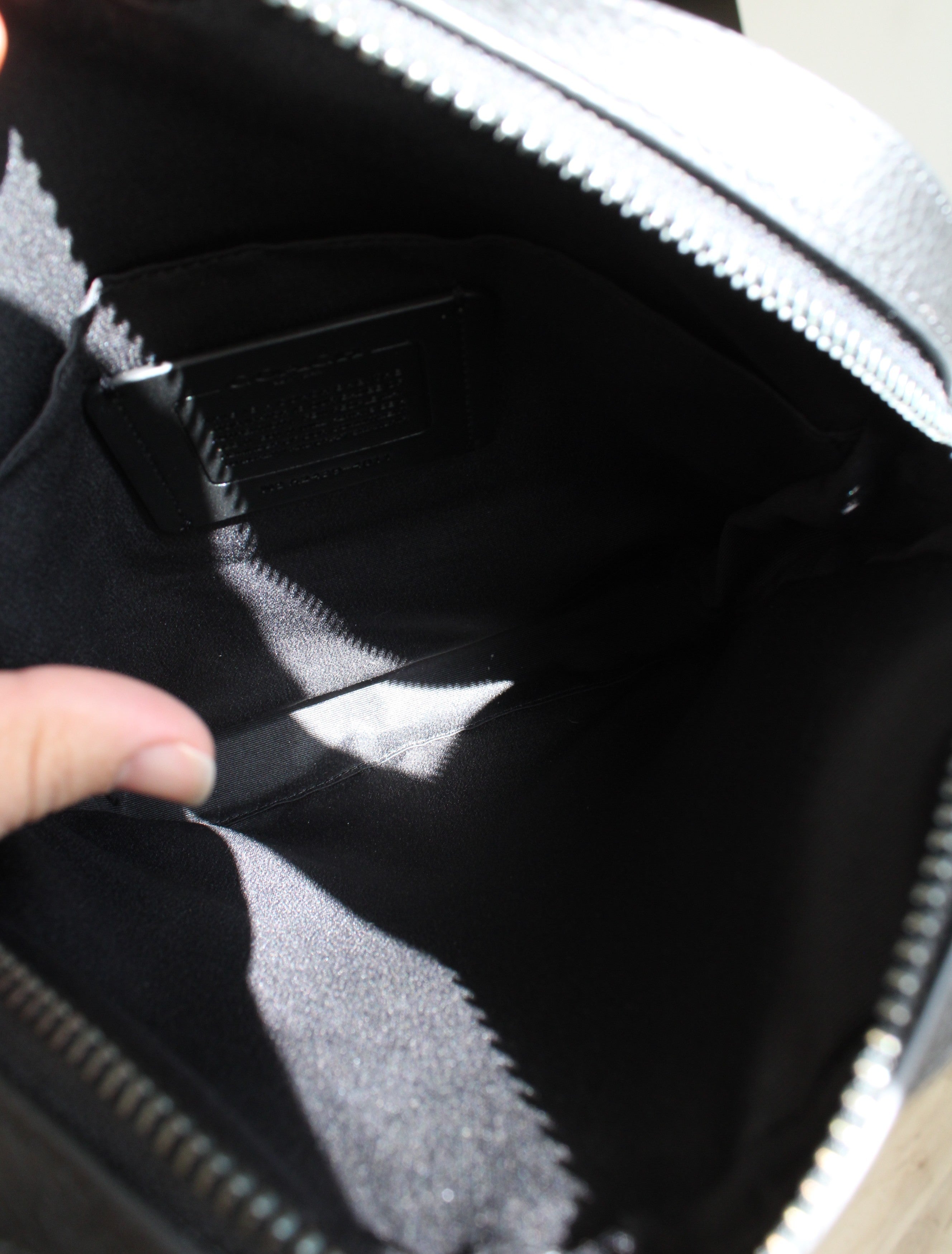 Coach Black Houston Flight Bag